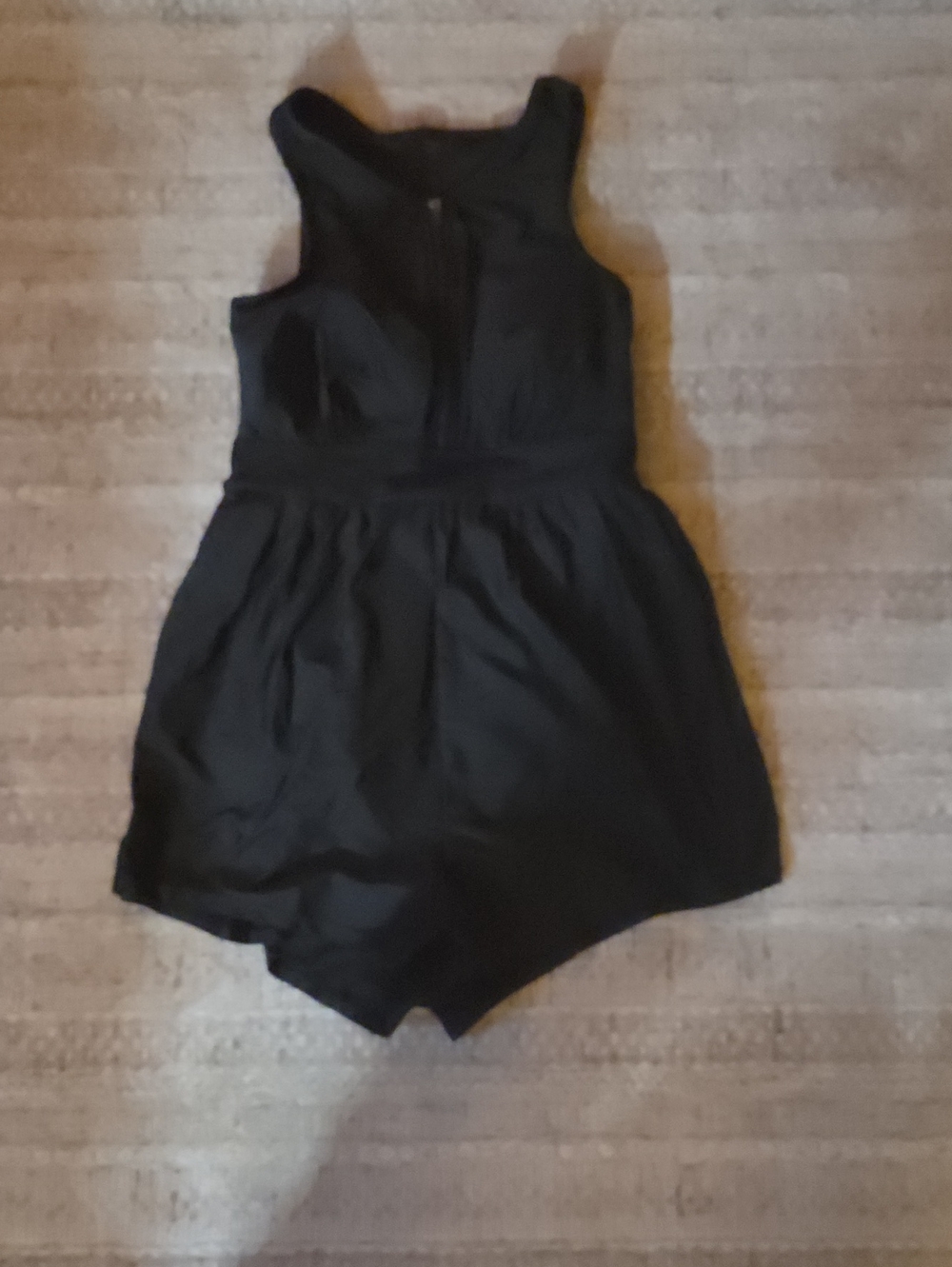 BloomChic Black Sleeveless One-Piece Romper